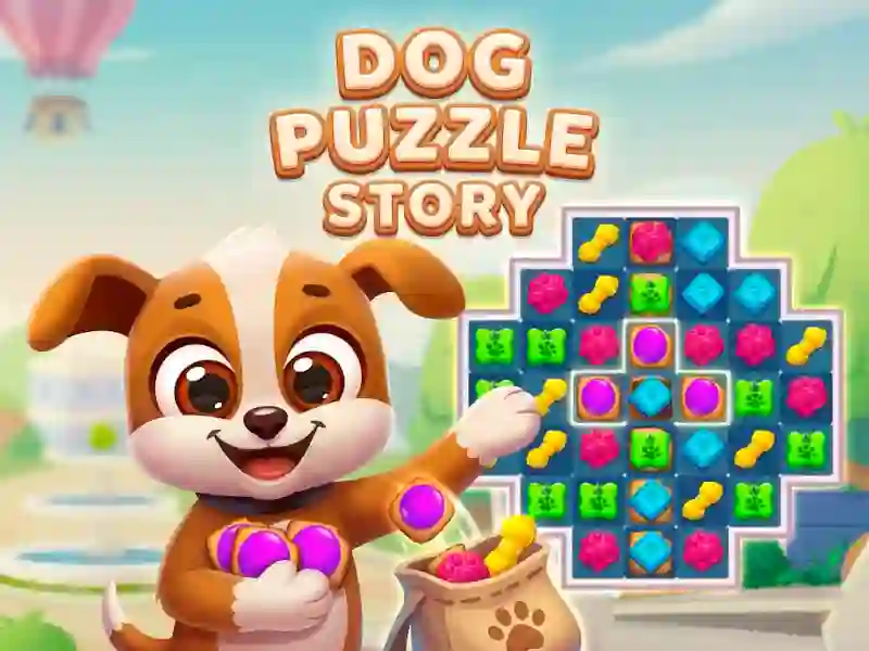 Spēle Dog Puzzle Story online