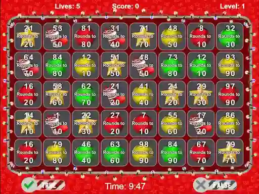 Spēle Christmas Number Crunch Rounding online