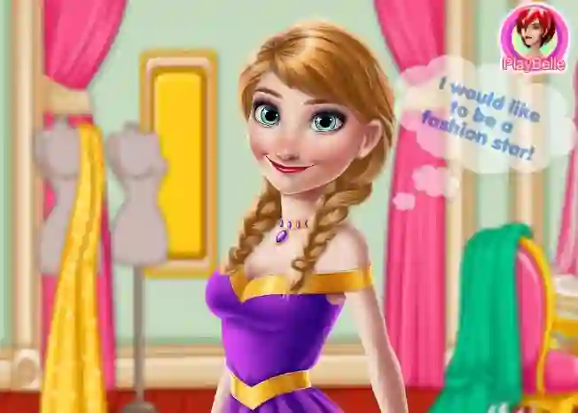 Spēle Ice Princess Modeling Carrer online