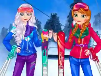 Spēle Princesses At Ski online