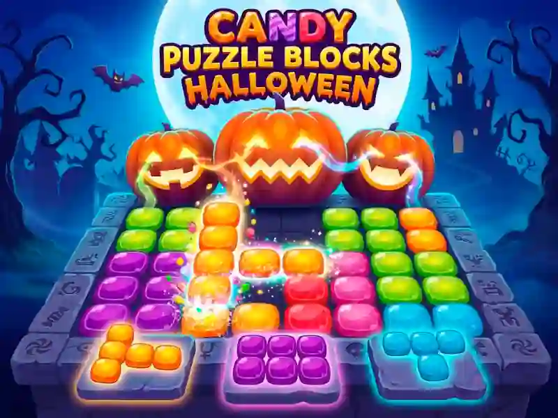 Spēle Candy Puzzle Blocks Halloween online