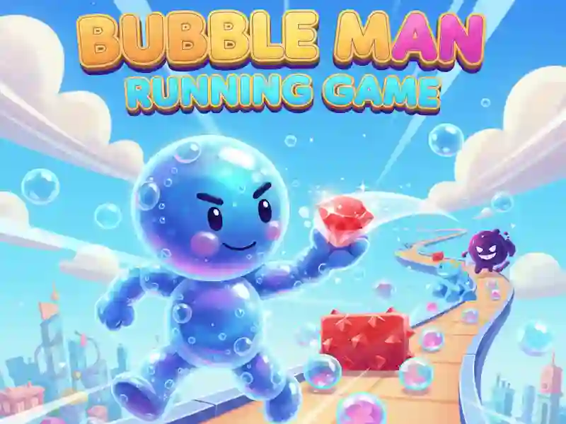 Spēle Bubble Man Running Game online