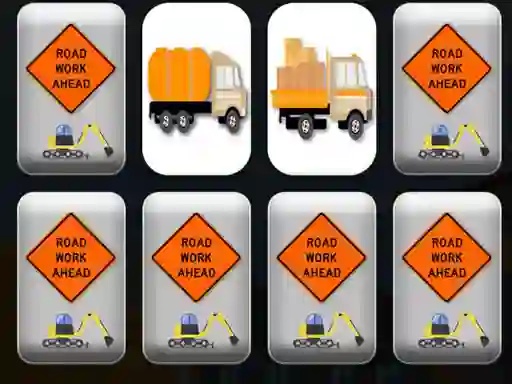 Spēle Work Trucks Memory online