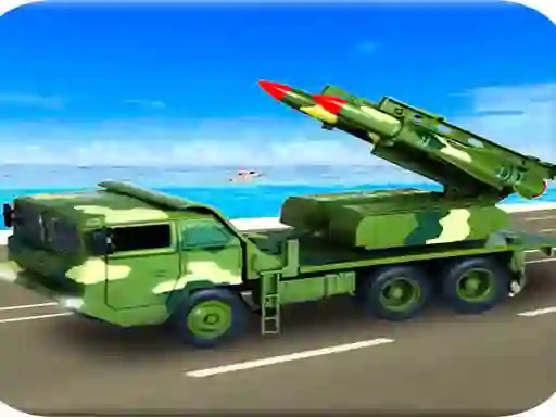 Spēle Us Army Missile Attack Army Truck Driving Games online