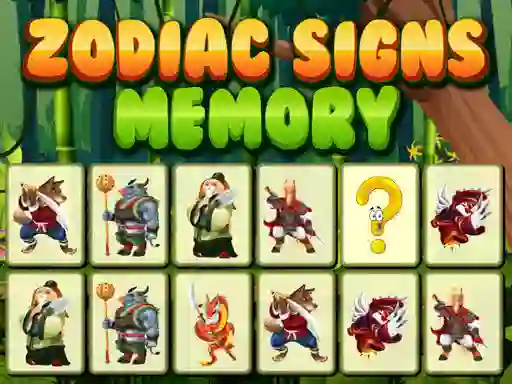 Spēle Zodiac Signs Memory online