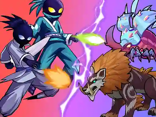 Spēle Stick Ninja Survival online