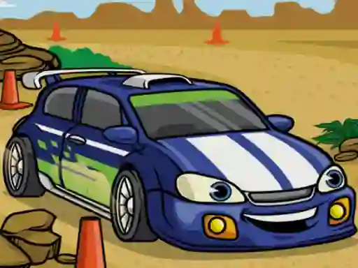 Spēle Racing Cartoons Jigsaw online