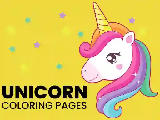 Spēle Unicorn Coloring Pages online
