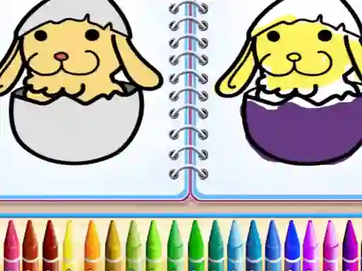 Spēle Coloring Bunny Book online