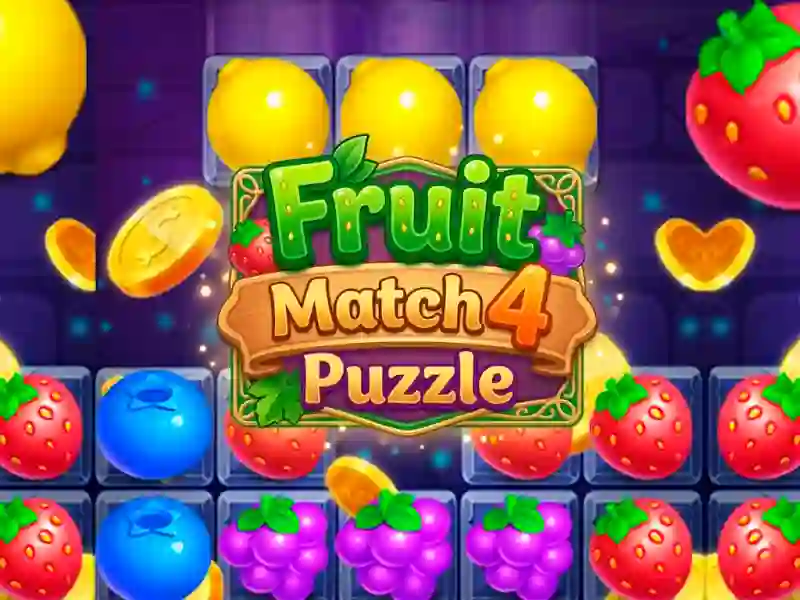 Spēle Fruit Match4 Puzzle online