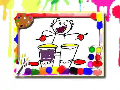 Spēle Music Coloring Book online