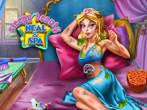 Spēle Sleepy Beauty Heal and Spa online