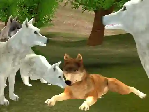 Spēle Wild Wolves Hunger Attack online