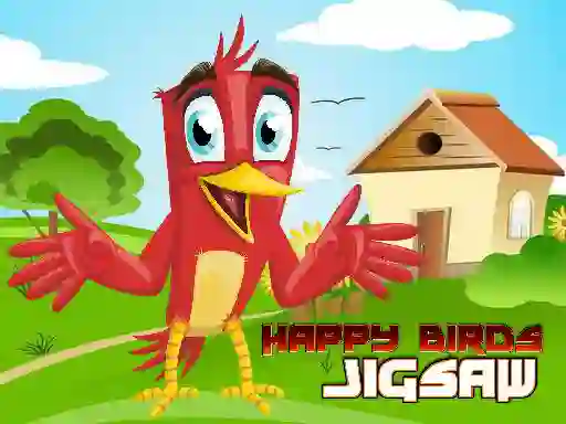 Spēle Happy Birds Jigsaw online