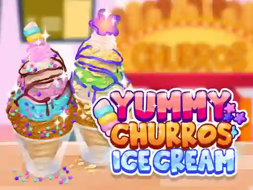 Spēle Yummy Churros Ice Cream online