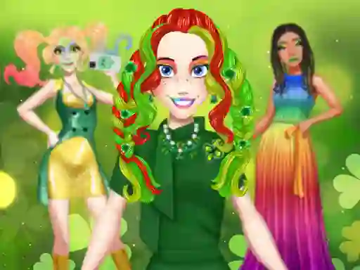 Spēle St Patrick's Day Princess Challenge online