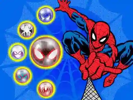 Spēle Spiderman Bubble Shooter online