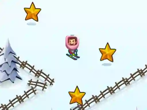 Spēle Skibidi ZigZag Snow Ski online