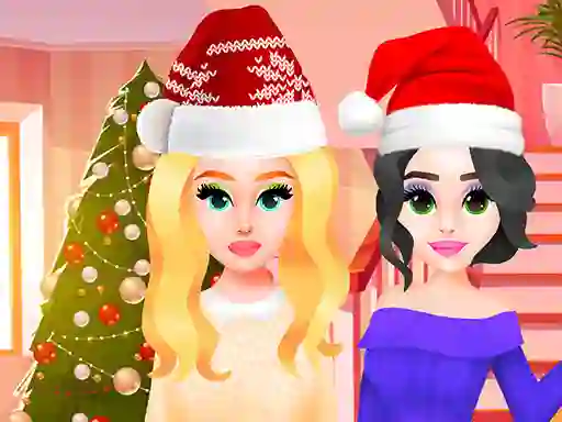 Spēle Christmas Party Girls online