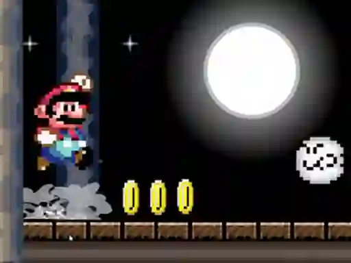 Spēle Super Mario Flash Halloween Version online