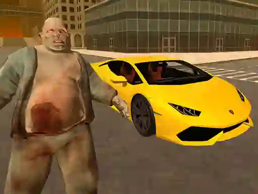 Spēle Supercars Zombie Driving online
