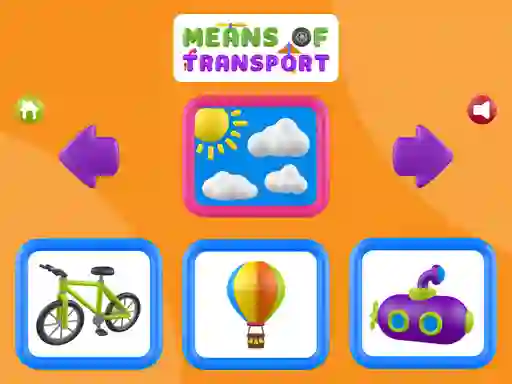 Spēle Means Of Transport online