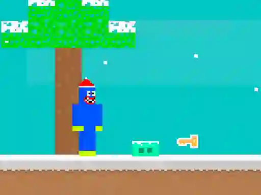 Spēle Noob Huggy Winter online