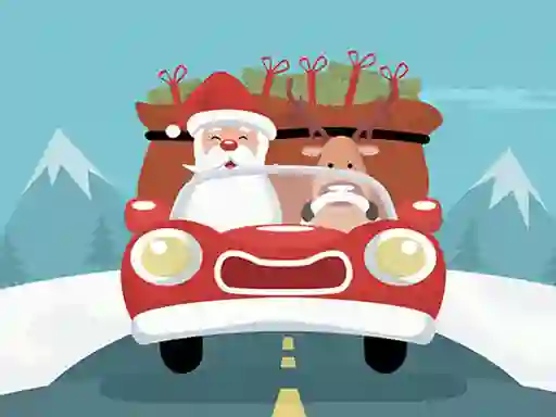 Spēle Santa Giving Presents Jigsaw online