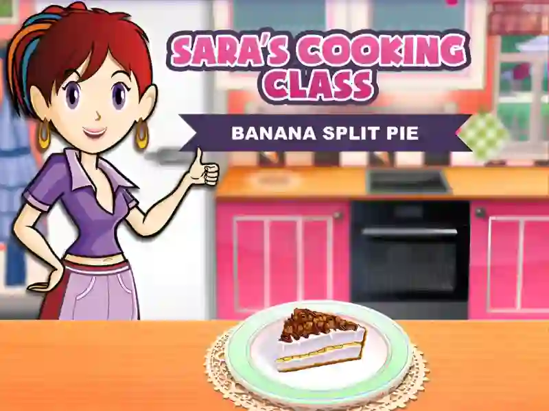 Spēle Banana Split Pie: Sara`s Cooking Class online