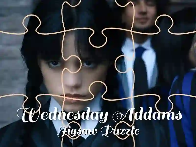 Spēle Wednesday Addams Jigsaw Puzzle online