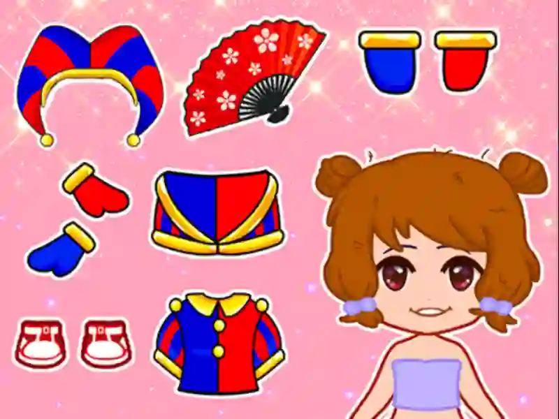 Spēle Lovely Doll Dress Up Game online