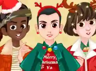 Spēle Stranger things Christmas party online