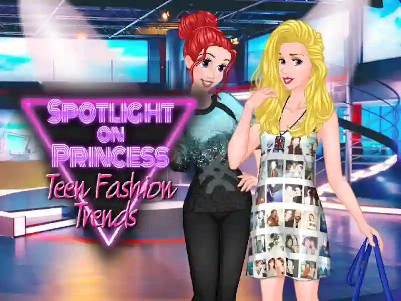 Spēle Princess Spotlight: Fashion Trends for Teens online