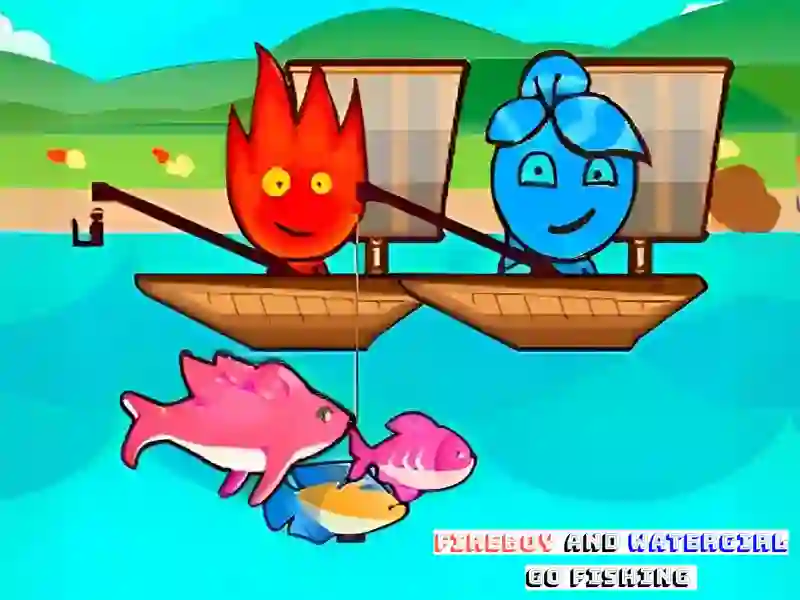 Spēle FireBoy And WaterGirl Go Fishing online