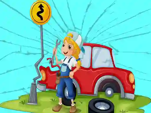 Spēle Broken Cars Jigsaw online