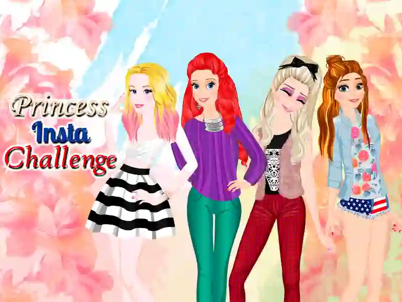 Spēle Princesses: Instagram Challenge online