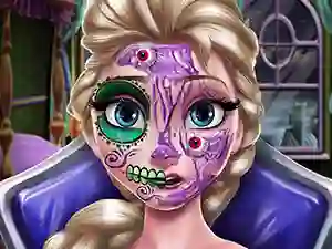 Spēle Elsa Scary Halloween Makeup online
