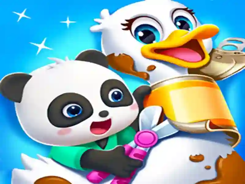 Spēle Baby Panda Pet Care Center online