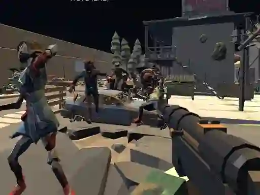 Spēle Zombie Virus FPS online