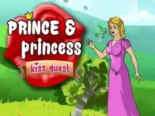Spēle Prince & princess : Kiss quest online