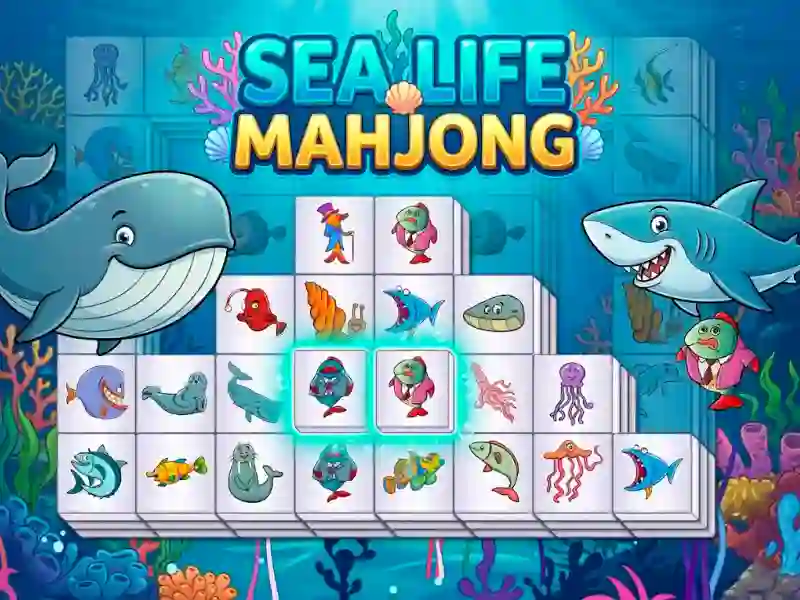 Spēle Sea life mahjong online