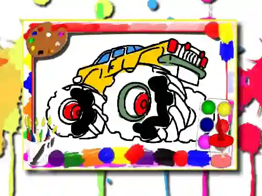 Spēle Monster Truck Coloring Book online