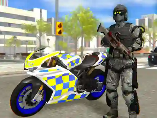Spēle Police Bike City Simulator online