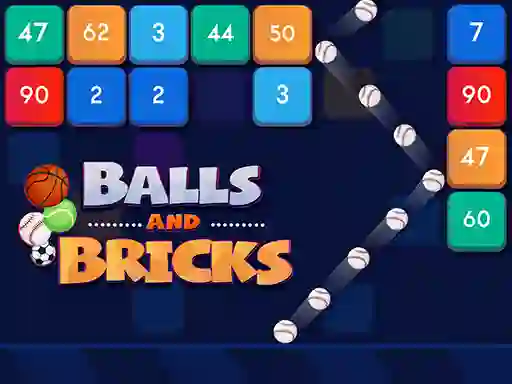 Spēle Balls and Bricks online