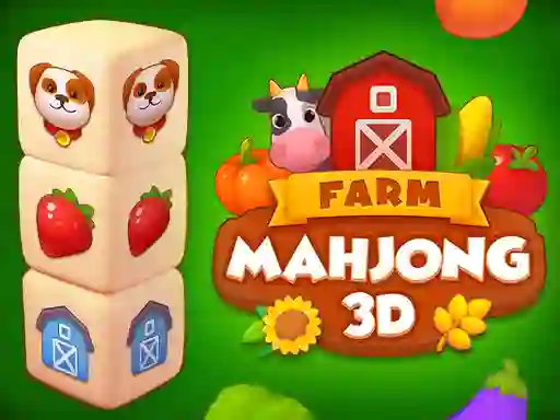Spēle Farm Mahjong 3D online