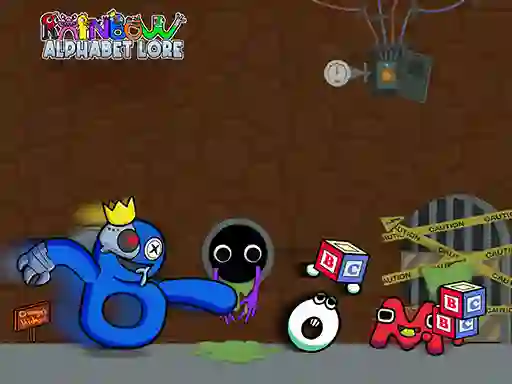 Spēle Rainbow Alphabet Lore online