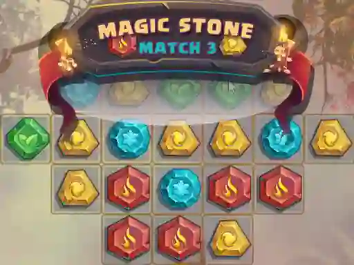 Spēle Magic Stone Match 3 online