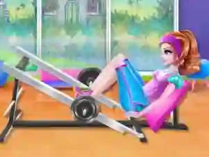 Spēle Princesses: fitness against fat online