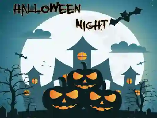 Spēle Halloween Night Jigsaw online