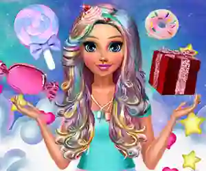 Spēle Katie's Candy Look online